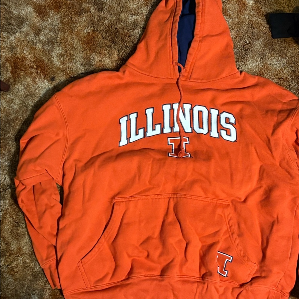 Orange Illinois Hoodie